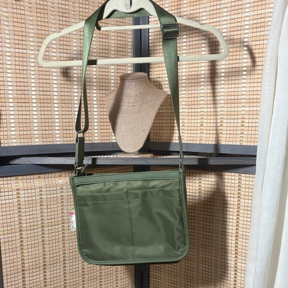 Tommy Bahama Handbags - Tommy Bahama Olive Green Crossbody Bag with Adjustable Strap